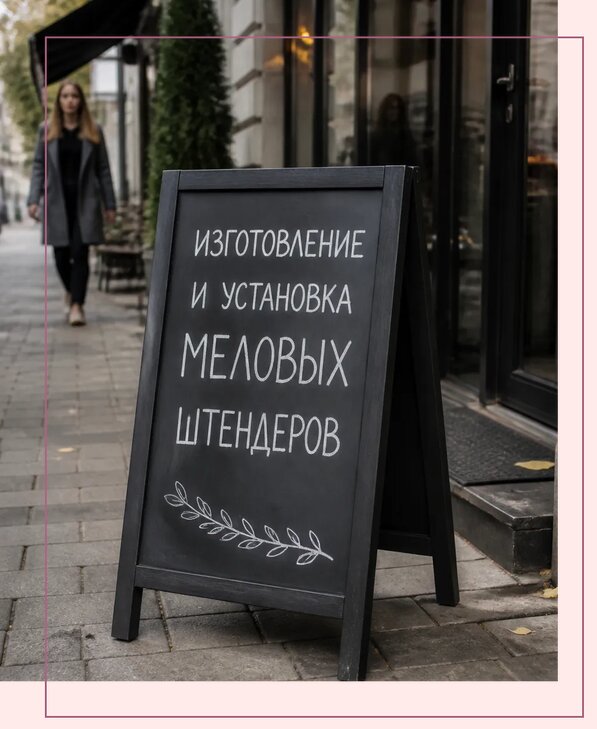 Меловые штендеры в Кашире по цене от 6769 р. | Аванза-Кшр